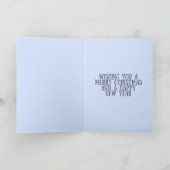 Winter Szene Weihnachten Karte (Innenseite)