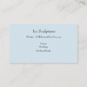 Winter-Szenen-Visitenkarten Visitenkarte (Rückseite)