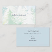 Winter-Szenen-Visitenkarten Visitenkarte (Vorne/Hinten)