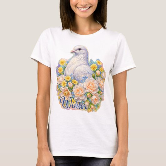 Winter-T-Shirt T-Shirt (Vorderseite)
