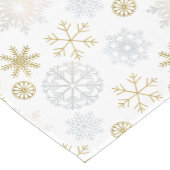 Winter Table Runner von Blue Snowflake Kurzer Tischläufer (Ecke)