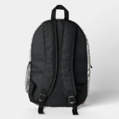 Winter-Tarnjagd-Look Bedruckter Rucksack (Rückseite)