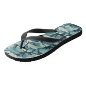 Winter-Tarnmuster Badesandalen (Schrägansicht)