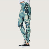 Winter-Tarnmuster Leggings (Links)