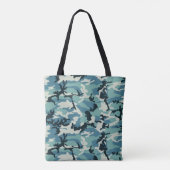 Winter-Tarnmuster Tasche (Rückseite)