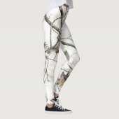 Winter-Tarnungs-Baum verlassen Leggings (Rechts)