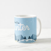 Winter-Tasse Kaffeetasse (VorderseiteRechts)