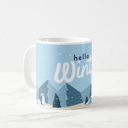 Winter-Tasse Kaffeetasse (Vorderseite Links)