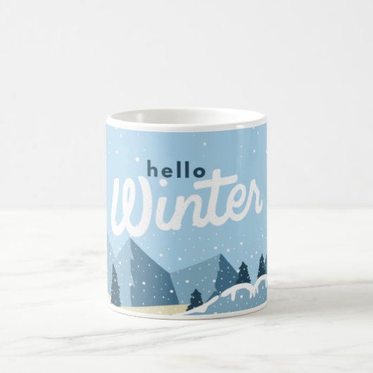 Winter-Tasse Kaffeetasse (Mittel)