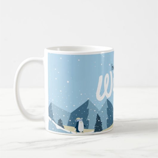 Winter-Tasse Kaffeetasse (Links)