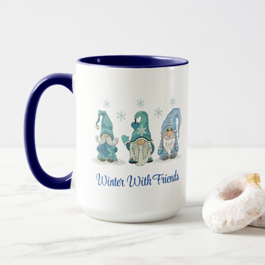 Winter-Tasse Tasse (Mit Donut)