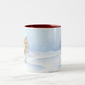 Winter-Tasse Zweifarbige Tasse (Mittel)
