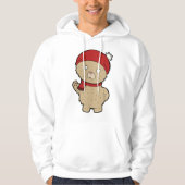 Winter Teddy Bär Hoodie (Vorderseite)