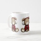 Winter-Teddy-Bär-Kaffeetasse Kaffeetasse (Vorderseite Links)