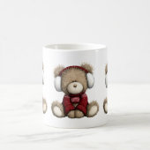Winter-Teddy-Bär-Kaffeetasse Kaffeetasse (Mittel)