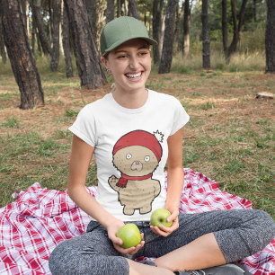 Winter-Teddy-Bär-T-Shirt T-Shirt