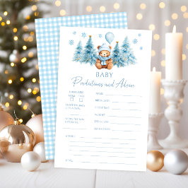 Winter Teddy Bear Baby Vorhersagen Addicvice Game