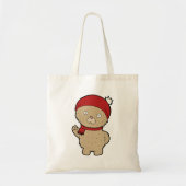 Winter Teddy Bear Tote Bag Tragetasche (Vorne)