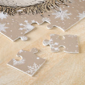 Winter-Teddybär-Puzzle Puzzle (Seite)