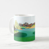 Winter-Teich Kaffeetasse (Vorderseite Links)