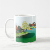 Winter-Teich Kaffeetasse (Links)