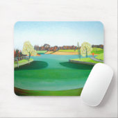 Winter-Teich Mousepad (Mit Mouse)