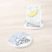 Winter Terriers Untersetzer (Seite)