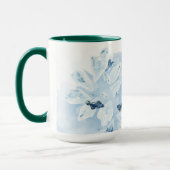 Winter Thaw Blue Icicle Personalized Tasse (Links)