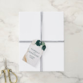 Winter-Thema Grüne Rosen Geschenkanhänger (Mit Garn)