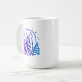 Winter-Thema Kaffeetasse (Vorderseite Links)