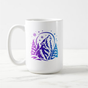 Winter-Thema Kaffeetasse