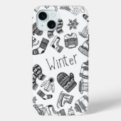 Winter Thema Kontur iPhone / iPad Gehäuse Case-Mate iPhone Hülle (Rückseite)