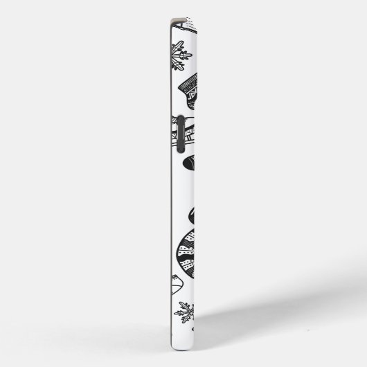 Winter Thema Kontur iPhone / iPad Gehäuse Case-Mate iPhone Hülle (Rückseite / Rechts)