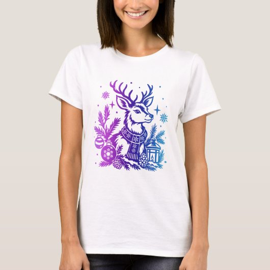 Winter-Thema T-Shirt (Vorderseite)
