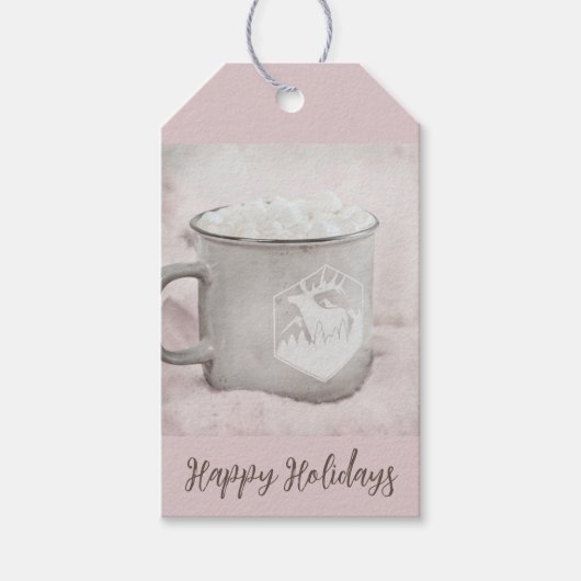 Winter Theme Holiday Geschenketiketten Geschenkanhänger (Vorderseite)