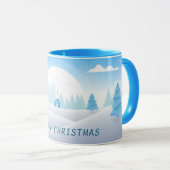 Winter Themed Frohe Weihnachts Combo-Tasse Tasse (VorderseiteRechts)