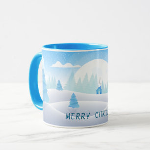 Winter Themed Frohe Weihnachts Combo-Tasse Tasse