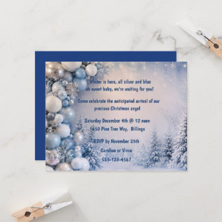 Winter-Themen-Baby-Shower-Digital-Download Einladung