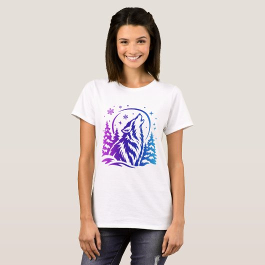 Winter-Themen T-Shirt (Vorne ganz)