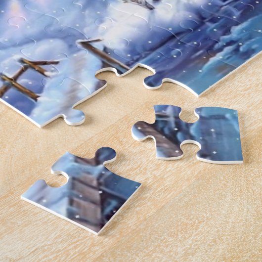 Winter-Themenpuzzle Puzzle (Seite)