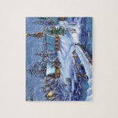 Winter-Themenpuzzle Puzzle (Vertikal)