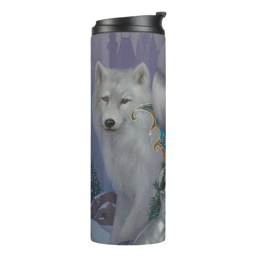 Winter Thermosbecher (Nach links gedreht)