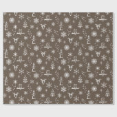 Winter Things Geschenkpapier - Erde + Schnee (Flach)