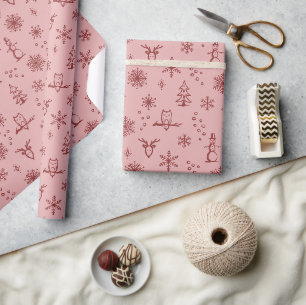 Winter Things Geschenkpapier - Rose + Ruby
