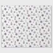 Winter Things Geschenkpapier - Schnee + Feige (Flach)