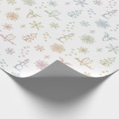 Winter Things Wrapping Paper - Snow Rainbow Sorbet Geschenkpapier (Ecke)