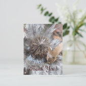 Winter Thistle - Danke Yuu Card Postkarte (Stehend Vorderseite)