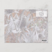 Winter Thistle - Danke Yuu Card Postkarte (Rückseite)