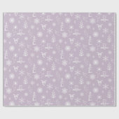 Winter Thumpenpapier - Staub + Schnee Geschenkpapier (Flach)