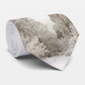 Winter Tie Snow Forest Wonderland Holiday Tie Krawatte (Gerollt)